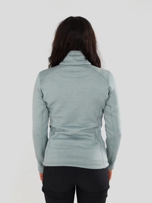 pulover polar pt. femei Fundango Antilles Melange Jacket verde 3