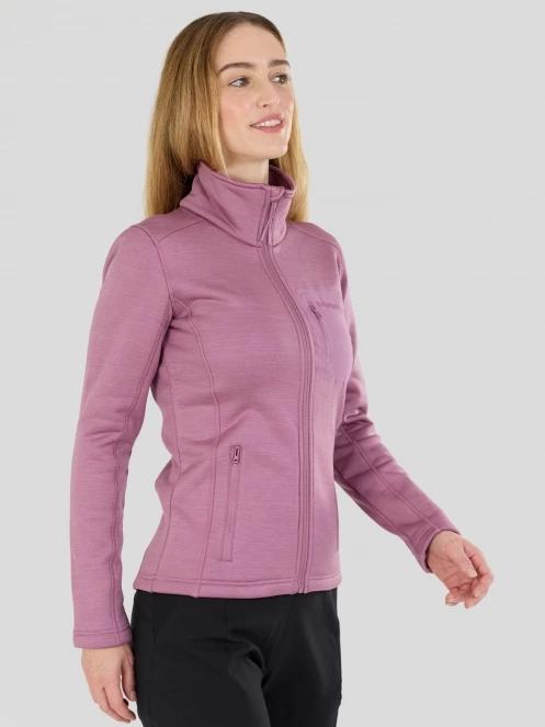 pulover polar pt. femei Fundango Antilles Melange Jacket roz 6