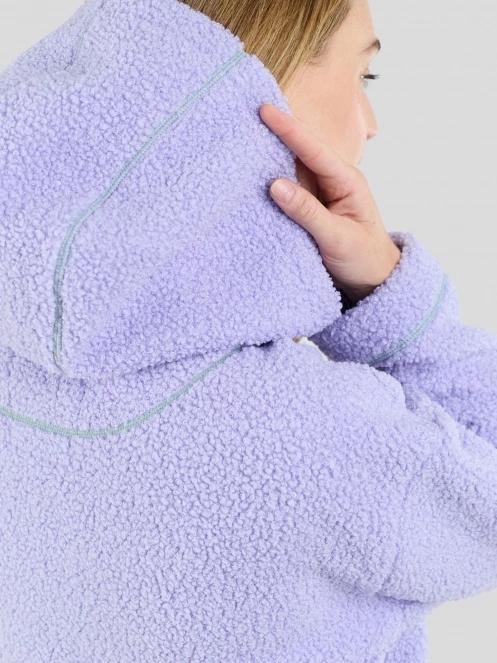 pulover cu gluga pt. femei Fundango Juniper Pile Jacket violet 10