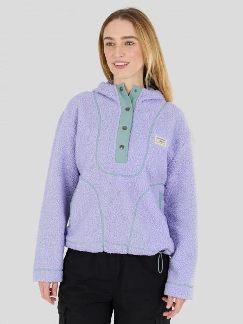 pulover cu gluga pt. femei Fundango Juniper Pile Jacket violet 2