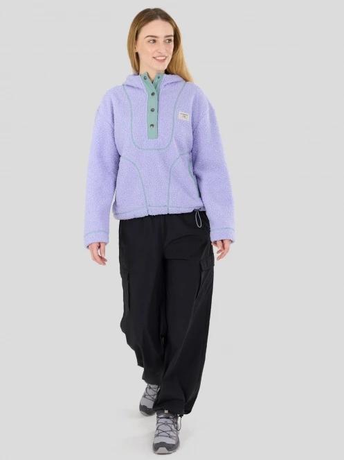 pulover cu gluga pt. femei Fundango Juniper Pile Jacket violet 4