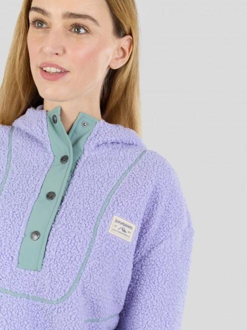 pulover cu gluga pt. femei Fundango Juniper Pile Jacket violet 7