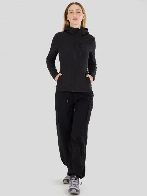 strat intermediar hibrid pt. femei Fundango Nigata Full Zip Hoodie negru 4