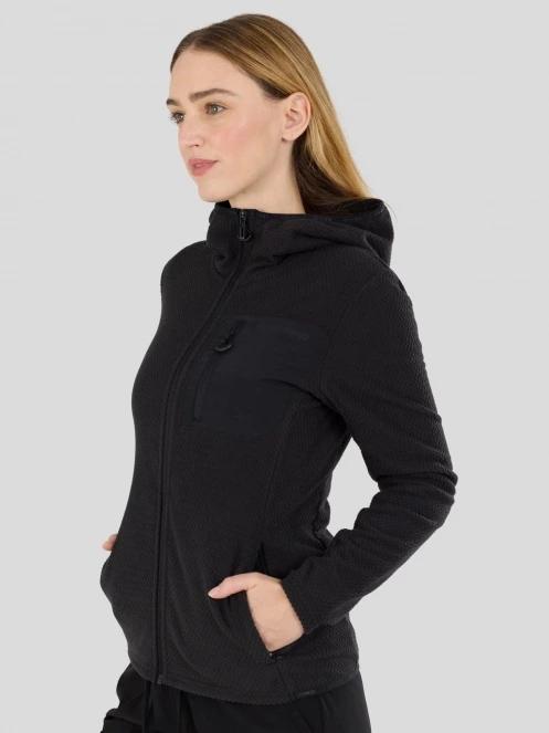 strat intermediar hibrid pt. femei Fundango Nigata Full Zip Hoodie negru 6