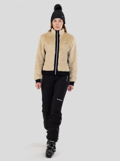 strat intermediar hibrid pt. femei Fundango Marigold Shearling Jacket nisip 7