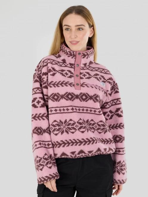 pulover polar pt. femei Fundango Pacha Fleece Jacket roz 2