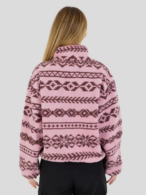 pulover polar pt. femei Fundango Pacha Fleece Jacket roz 3