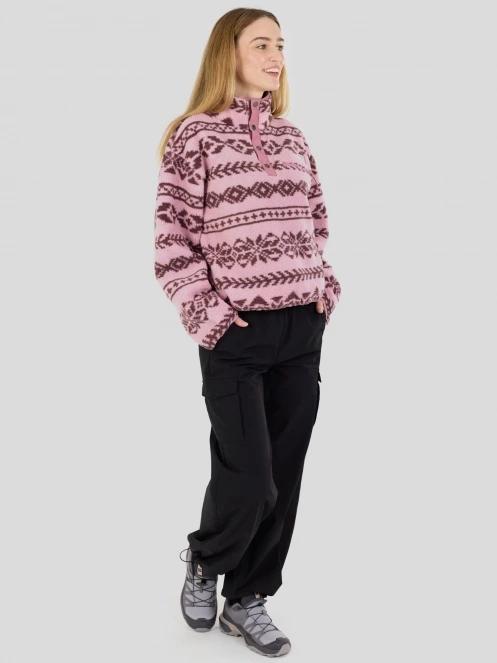 pulover polar pt. femei Fundango Pacha Fleece Jacket roz 5