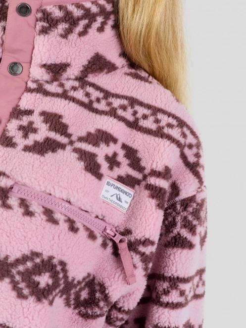 pulover polar pt. femei Fundango Pacha Fleece Jacket roz 8