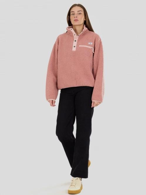 pulover polar pt. femei Fundango Pacha Fleece Jacket roz 4