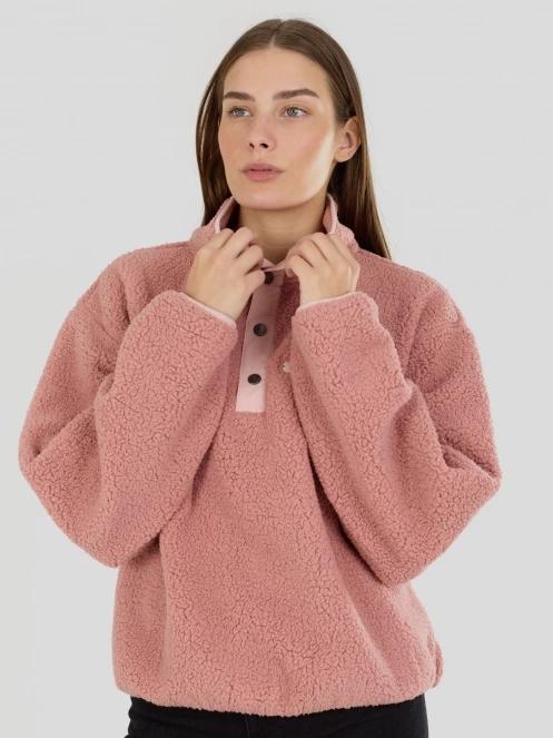 pulover polar pt. femei Fundango Pacha Fleece Jacket roz 6