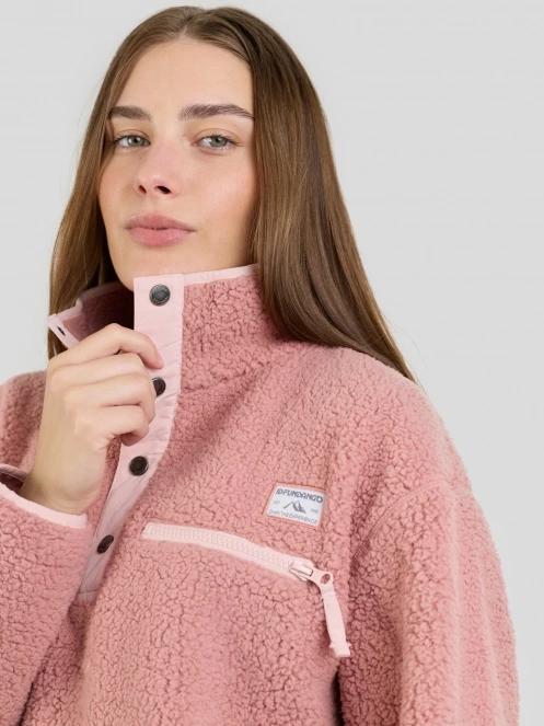 pulover polar pt. femei Fundango Pacha Fleece Jacket roz 7