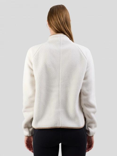pulover polar pt. femei Fundango Roselake Pile Jacket alb 3