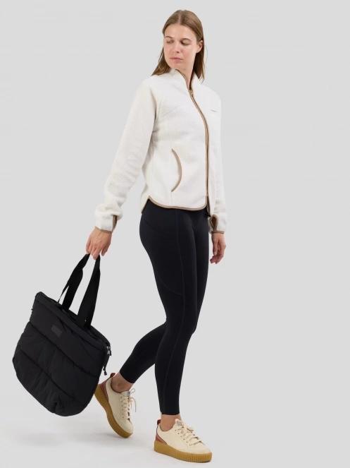 pulover polar pt. femei Fundango Roselake Pile Jacket alb 4