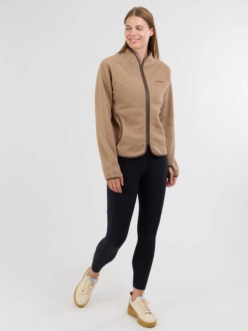 pulover polar pt. femei Fundango Roselake Pile Jacket nisip 4