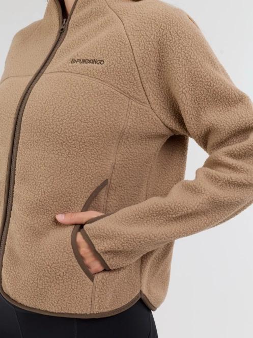 pulover polar pt. femei Fundango Roselake Pile Jacket nisip 7