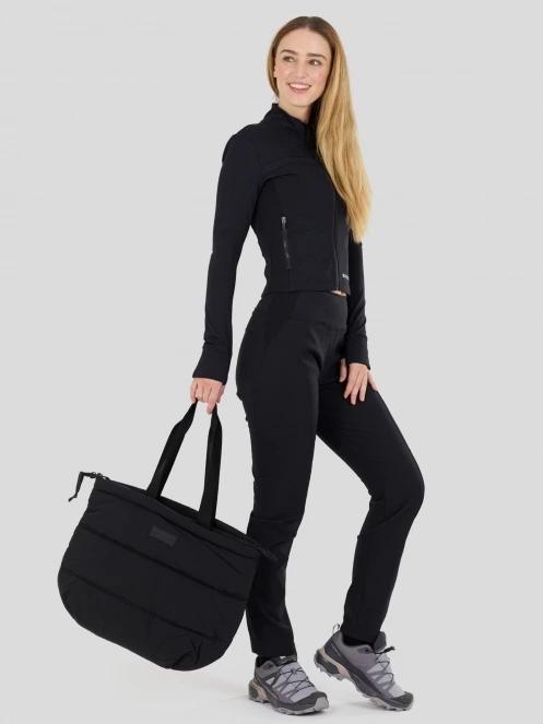 tricou cu maneci lungi, pentru sport pt. femei Fundango Flow Thermo Zip Up negru 5