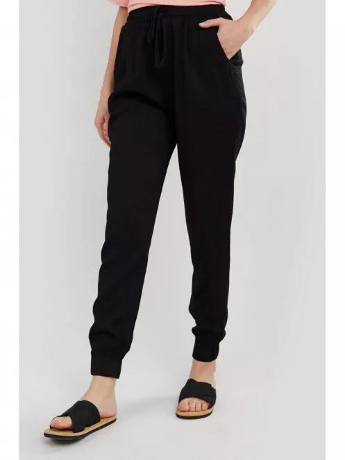 pantaloni de trening pt. femei Fundango Rosalie Pants negru 2