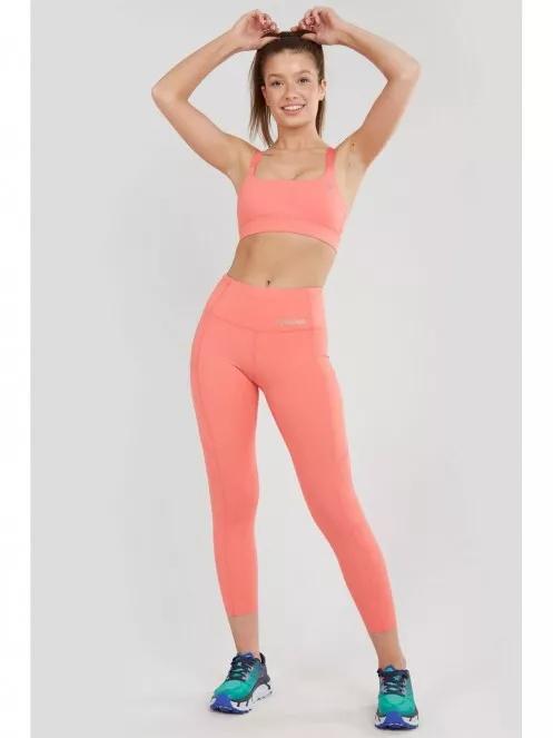 pantaloni de sport pt. femei Fundango Fade Active Leggings magenta 5