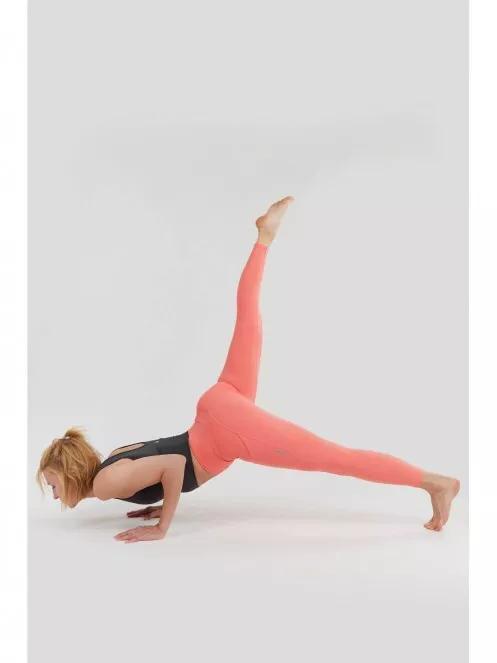 pantaloni de sport pt. femei Fundango Fade Active Leggings magenta 6