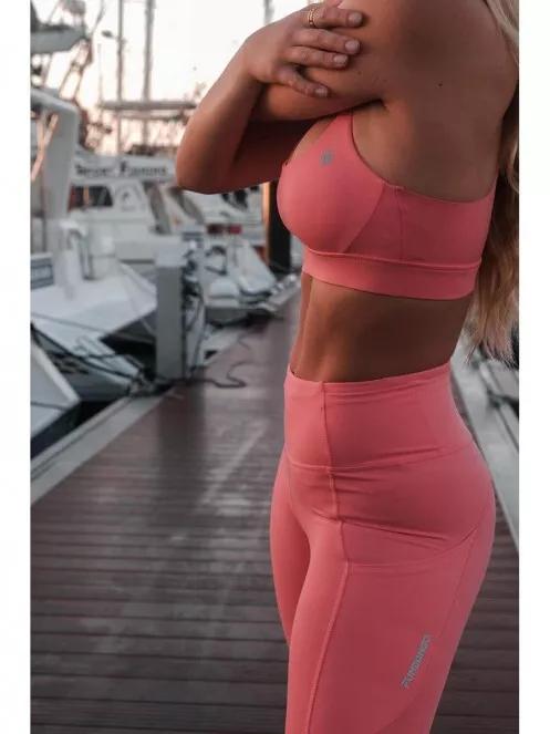 pantaloni de sport pt. femei Fundango Fade Active Leggings magenta 9