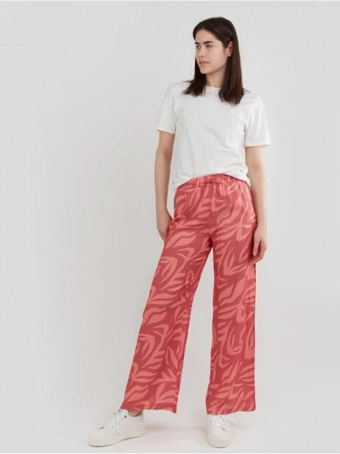 pantaloni de strada pt. femei Fundango Poppy Pants magenta 5