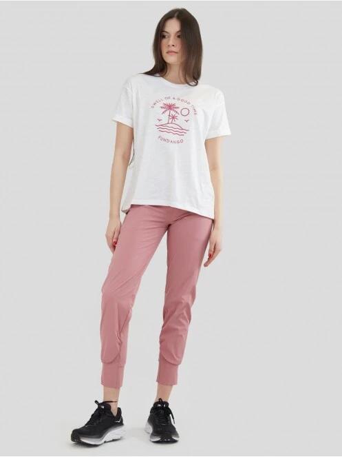 pantaloni de drumetie pt. femei Fundango Sabana Active Pants magenta 4