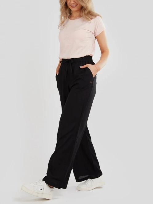 pantaloni lungi pt. femei Fundango Poppy Pants negru 5