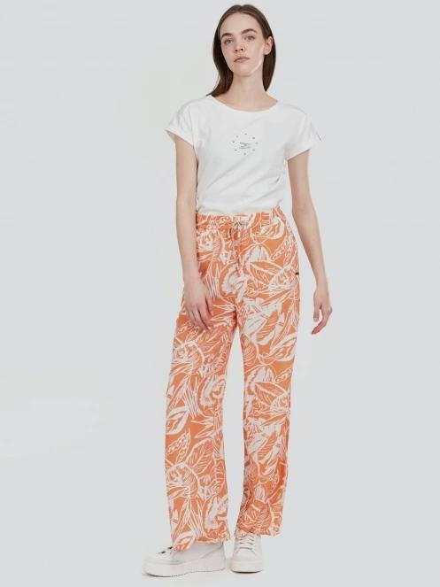 pantaloni lungi pt. femei Fundango Poppy Pants portocaliu 4