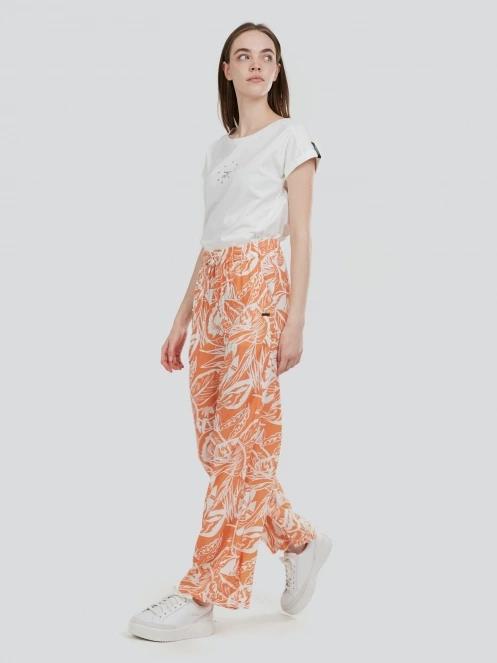 pantaloni lungi pt. femei Fundango Poppy Pants portocaliu 5
