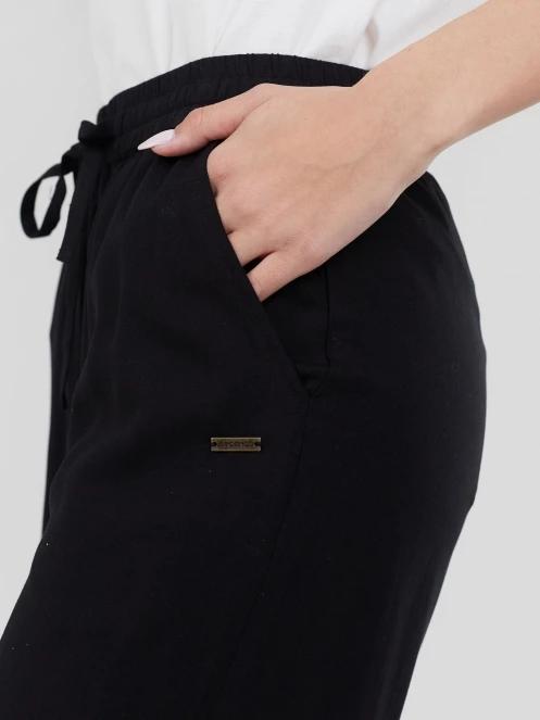 pantaloni lungi pt. femei Fundango Poppy Pants negru 7