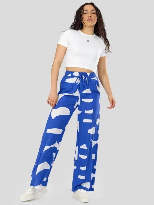 pantaloni de vara pt. femei Fundango Poppy Pants albastru 4