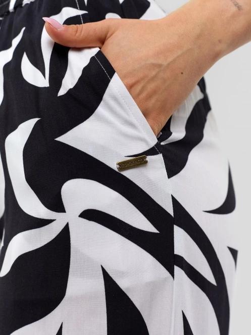 pantaloni de vara pt. femei Fundango Poppy Pants negru 6