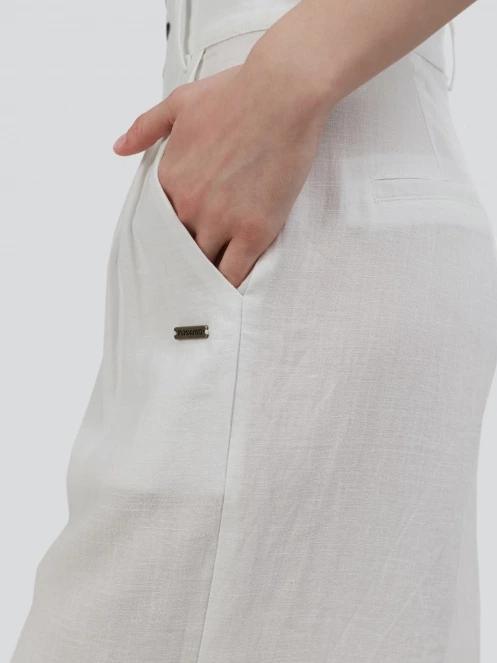 pantaloni lungi pt. femei Fundango Piper Pants alb 8