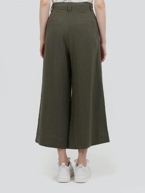 pantaloni lungi pt. femei Fundango Piper Pants oliv 3