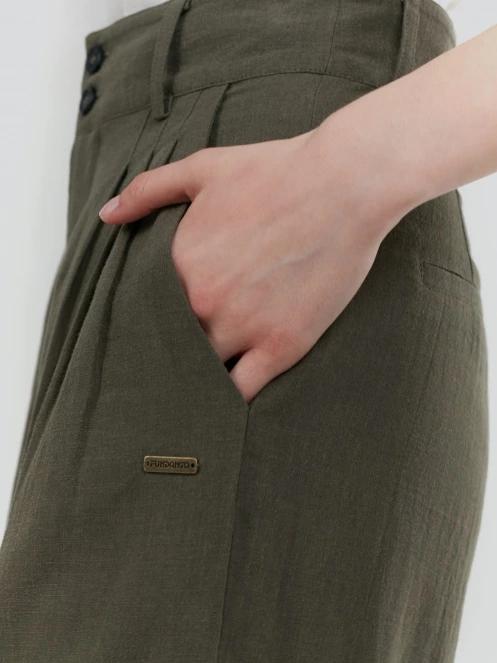 pantaloni lungi pt. femei Fundango Piper Pants oliv 6