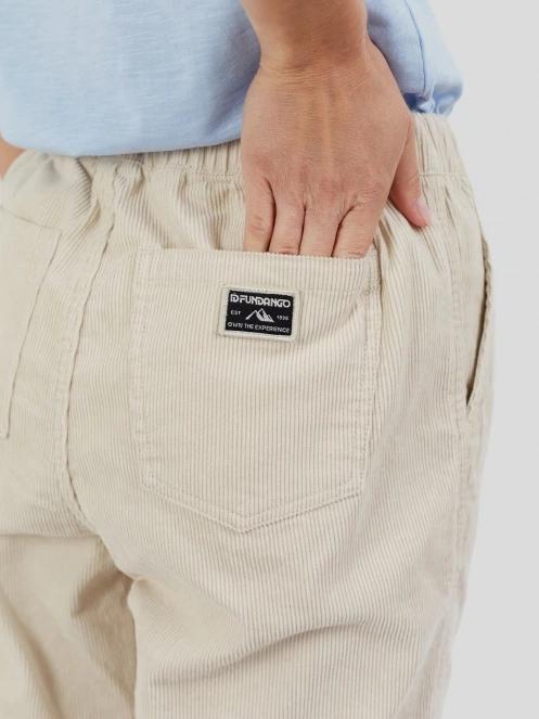pantaloni lungi pt. femei Fundango Lorna Corduroy Pants galben 7