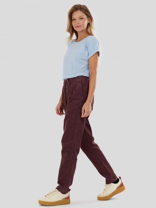 pantaloni lungi pt. femei Fundango Lorna Corduroy Pants roz 5