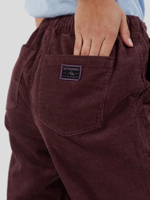 pantaloni lungi pt. femei Fundango Lorna Corduroy Pants roz 7