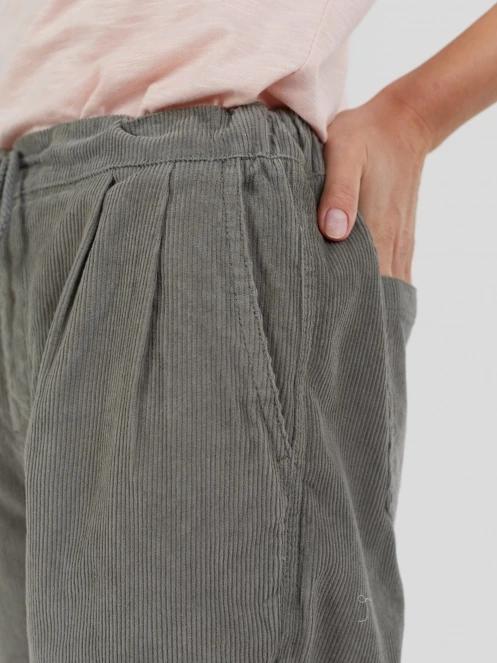 pantaloni lungi pt. femei Fundango Lorna Corduroy Pants verde 7