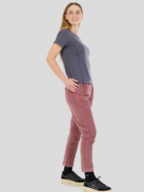 pantaloni lungi pt. femei Fundango Lorna Corduroy Pants roz 5