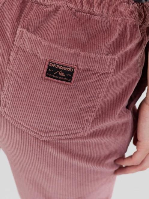 pantaloni lungi pt. femei Fundango Lorna Corduroy Pants roz 7