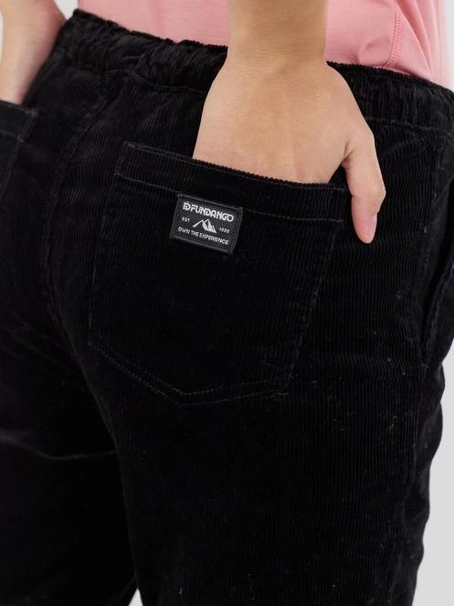 pantaloni lungi pt. femei Fundango Lorna Corduroy Pants negru 5
