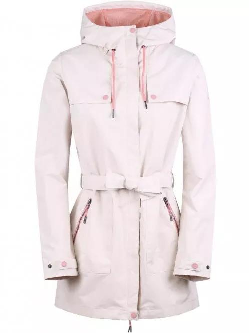 haine de ploaie pt. femei Fundango Regina Waterproof Trench Jacket alb 5