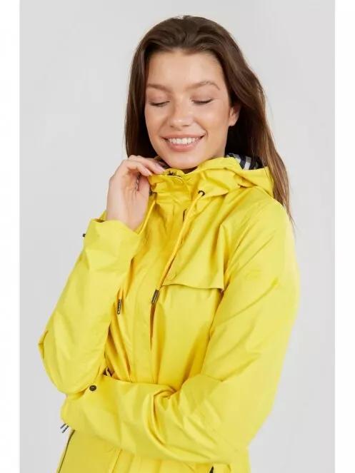 haine de ploaie pt. femei Fundango Regina Waterproof Trench Jacket galben 4