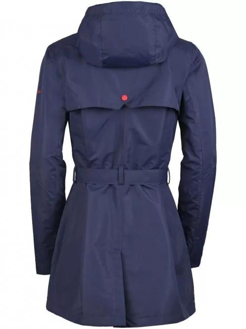 haine de ploaie pt. femei Fundango Regina Waterproof Trench Jacket albastru inchis 6