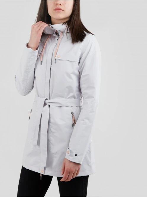 haine de ploaie pt. femei Fundango Regina Waterproof Trench Jacket alb 5