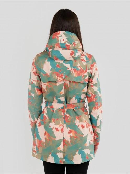 haine de ploaie pt. femei Fundango Regina Waterproof Trench Jacket roz 3