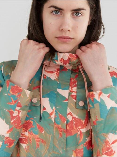 haine de ploaie pt. femei Fundango Regina Waterproof Trench Jacket roz 4