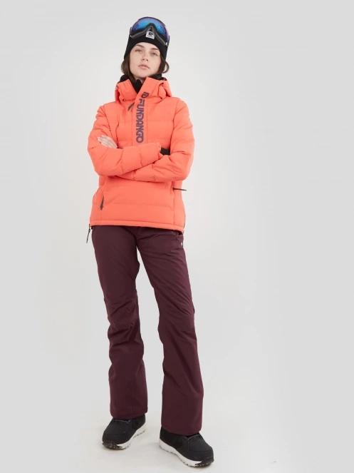 geaca de schi matlasata pt. femei Fundango Everett Padded Anorak rosu 4